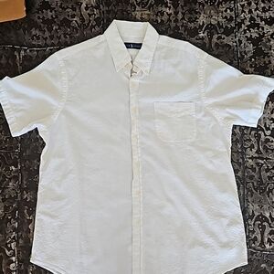 White Ralph Lauren Shirt Sleeve Button Down